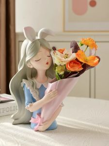 กระติกน้ำดอกไม้โมเดิร์นสุดเก๋สำหรับตกแต่งบ้านสไตล์เรียบง่าย สไตล์ไฮเอนด์ กระติกน้ำดอกไม้ขนาดกลางสำหรับตกแต่งห้องนั่งเล่น โต๊ะทานข้าว ตู้เสื้อผ้า รูปดอกไม้ กระติกน้ำดอกไม้