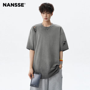 NANSSE | Heavy Cotton Distressed T-shirt