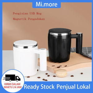 Mi.more USB Charge Self Stirring Magnetic Mug Automatic Electric Stainless Steel Coffee Mixing Cup Smart Mixer Thermal Cup 380ml