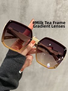 Schever | UV Protection Gradient Sunglasses for Oval or Round Faces