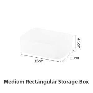Multifunctional Translucent Frosted Storage Box