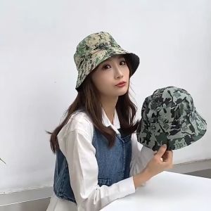 Heabety🎀 หมวกทหาร ลายพราง กันเเดด สุ่มลาย Bucket hat แฟชั่น ใส่ได้ทั้งผู้หญิงผู้ชาย