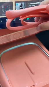 Silicone screen bezel display edge protector center console cover and anti-collision accessory for Geely Star Wish cars
