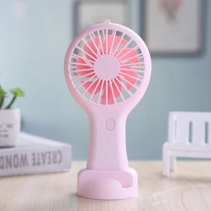 Creative Mini Handheld Small Fan USB Charging Portable 3 Speed High Wind Desktop Office Travel Pocket Fan Student Quiet Chroma