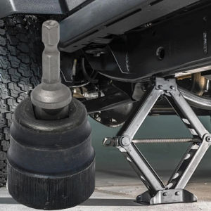 Car Jack Socket Wrench Jack Adapter for Electric Drill Ratchet Wrench Garage Tire Lug Nut Removal Auto Repair Tool Accessories