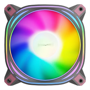 Aigo Z12 คอมพิวเตอร์พัดลมย้อนกลับ Ventoinha PC 120 มม.Rgb พัดลม Cooler 4pin PWM CPU พัดลมระบายความร้อน 3pin5v Argb 12 ซม.Ventilador