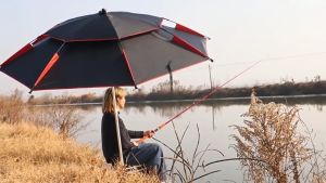 ร่มตกปลา 2.6-2.4ม/360อง ร่มชิงหลิว ร่มกันแดด ร่มยูนิเวอร์ ร่มป้ ร่มตกปลาใหญ่ๆ ร่มชิงหลิว กันแสง UV ฝน ร่มตกปลาชิงลิ