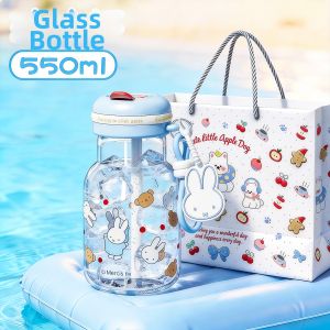 Stylish Gift Water Cup Portable Straw Cup