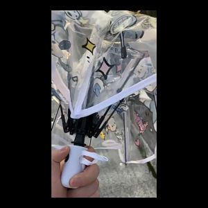 ⛱️สินค้าพร้อมส่ง⛱️ร่มใส ร่มลายการ์ตูน ร่มพับ ร่มกันฝน