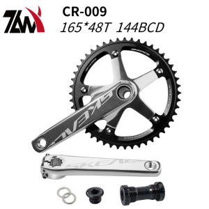 SKEACE Hollow Bike Crankset 165*48T Aluminum 144BCD Alloy Fixed Gear Crankset Single Speed TRACK BIKE SKE Crankset Chainwheel