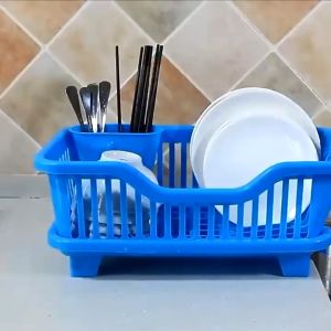 Dish Drying Drainer Rack with Drain Board Kitchen Sink Tableware Plates Bowls Drying Rack Kitchenwar
