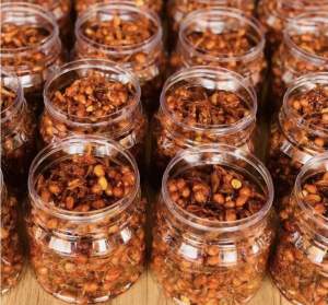 Sambal Kacang Ikan Bilis Pedas ZT 400 Gram
