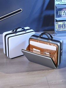 New Small 18-Inch Front Open Handheld Luggage Travel Bag for Men And Women Lightweight Carry-On Password Sub-Box