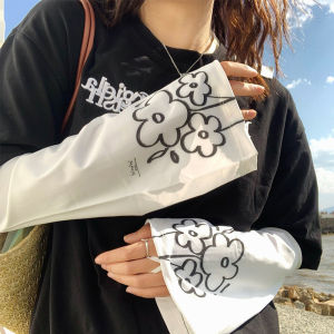 UV Protection Cycling Loose Bell Sleeve Arm Covers