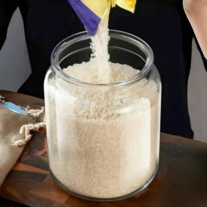 Airtight Glass Rice Dispenser Jar with Lid - Transparent Moisture-Proof Food Storage Container 8.5kg/10kg/13.5kg/25kg - Now Shipped from Manila