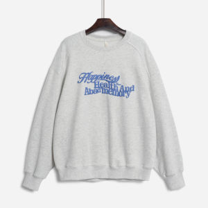 NIHAOKANONG | Áo Hoodie In Chữ Phong Cách Mỹ