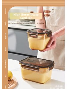 Love Elephant | Sealed Heat-Resistant Kitchen Glass Oil Jar