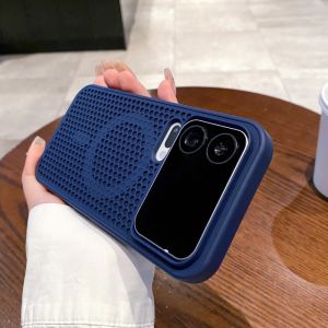 Ốp Lưng Từ Tính Tổ Ong 3D Cho Xiaomi 17 Pro Max Mi17 M17 - Tản Nhiệt Không Dây Chống Sốc Chống Trầy Xước Bề Mặt Mờ