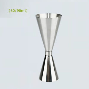 30/45/60/90ml Measuring Cup 304 Stainless Steel Measure Cup Cocktail Shot Drink Spirit Jigger Mixed Beaker Liquid Measuring Cups