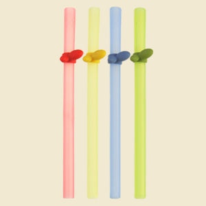 Tommom Care Silicone Straw Durable Heat Resistant Food Grade for Baby Drinking Soup Water Soft Straw Children Drinking Utensils