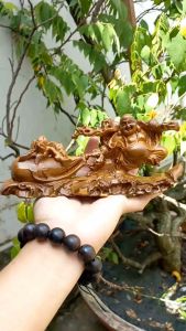 Tượng Phật gỗ để xe ô tô gỗ bách xanh - Tượng Phật Để Xe - Tượng Để Taplo Xe - Tượng Để Xe Ô tô - Pháp Duyên Shop