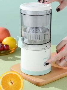(Ship in 24hrs)Electric Wireless Juicer Portable Squeezer Automatic Fresh Blender cup with Powerful Motor for Orange Citrus Apple and Grapefruit