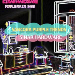 SINAR SANCORA I WEATHER 5 LITER EXTERIOR WALL PAINT PURPLE / CAT DINDING LUAR RUMAH MATT UNGU VIOLET TIDAK KILAT
