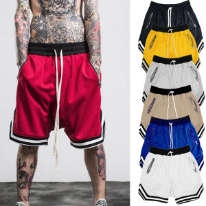Quần Short Bóng Rổ Lưới Nhanh Khô Cho Nam Quần Chạy Bộ Thường Thoáng Khí Quần Jogger Giữa Eo Vừa Vặn Thể Thao Quần Lót Cho Mùa Hè Thể Dục