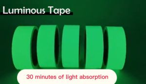 Wide version large,15mm x 3M/Roll Luminous Tape Self-adhesive Glow In The Dark Safety Stage Home Decorations Warning Tape A40