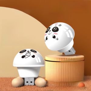 Voice Control Small Night Lamp Panda Intelligent Panda Voice Control USB For Home Luminous Energy Saving Ambience Light Bedroom Dorm