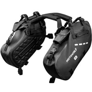 Motowolf | Dual-Side Waterproof Large Capacity Motorcycle Rear Bag