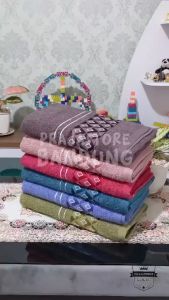 Handuk Mandi Dewasa Jumbo Size 80x160 Motif Shymponi Tebal Lembut Menyerap Air Super Premium Murah