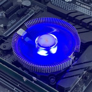 Quạt Làm Mát Bằng Không Khí LED CPU Cho Intel LGA 1151/1150/1155/1156/1700/1366/1200/X79/X99 2011 AMD AM3/AM4/AM5 - Quạt Làm Mát 90W Với 7 Cánh
