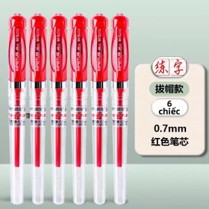 M&G | Bút Gel M&G 0.7mm Có Nắp Đậy Mực Đen Xanh Dương Đỏ Có Thể Thay Ruột Ngòi Đậm Dành Cho Học Sinh & Văn Phòng.