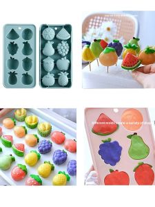 AMW | 3D Simulation Silicone Strawberry Fruit Cake Molding Tool