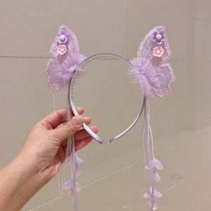 Băng Đô Hình Con Bướm Cổ Điển Cho Bé Gái Phụ Kiện Tóc Fairy Princess Tiệc Sinh Nhật Trang Phục Truyền Thống Trang Trí Tóc Cho Bé Gái