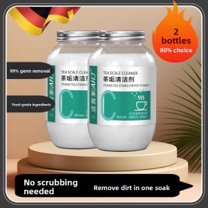 MONLEYTA | Food Grade Tea Stain Cleaner Oxygen Activated Scale Remover For Tea Cups Teapots Water Bottles Powerful Deoxidizer Powder
