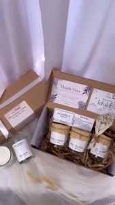 Hampers Premium Lilin Aromaterapi Gift Box Isi 3 Pcs by Dcandle