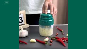Portable Electric Mini Food Processor with 6-Blade Design - Garlic Vegetable & Meat Chopper
