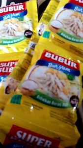 MAKANAN MURAH BURYAM SUPER BUBUR INSTAN ISI 10 PICIS x 22 GRAM