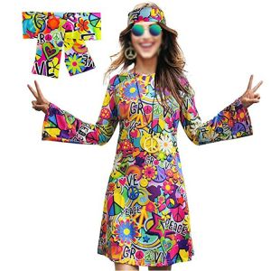 70s Retro Hippie Costume for Performance