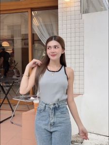 🌈 SpinnyHouse 🌈 เสื้อกล้าม ผ้าไหมพรม ยืดได้เยอะมากรุ่นนี้ ไม่บาง รุ่น จัสมิน B-020-4-B