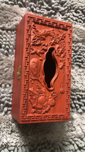 Freeship Combo 1 Hộp đựng khăn giấy gỗ Hương trạm khắc cao cấp tặng 1 hộp đựng tăm