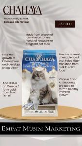 Chahaya Makanan Kucing Ibu dan Anak berperisa Ikan dan Susu 9Kg Dry Cat Food Quality  猫粮食物