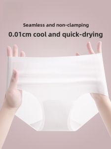 MiiOW | Ultra-Thin Quick-Drying Ice Silk Womens Underwear Triangle Shorts Antibacterial No-Trace Design Comfortable Summer Underpants