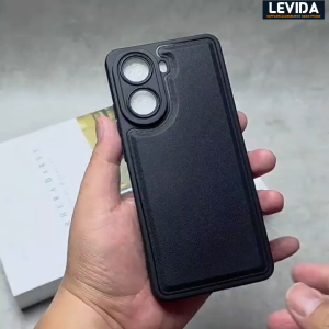 Softcase Leather Pro Macaron Black Poco X7 5G Poco X7 Pro 5G