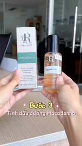 Tinh Dầu Dưỡng Chăm Sóc Phục Hồi Tóc Hư Tổn RR LINE REAL MACADAMIA STAR FLUID COLLAGEN