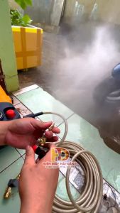 Bộ béc rửa máy lạnh Ren 22mm. Béc lỗ 1.5mm. Dùng cho máy rửa xe gia đình