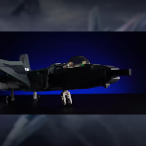 Đồ chơi - QMAN - 22020 Bộ đồ chơi xếp hình mô hình Máy bay chiến đấu J20 (KT 49.6x32x11cm)