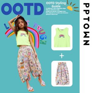 PPTOWN | Anti-mosquito Light Cotton Lantern Pants for Girls